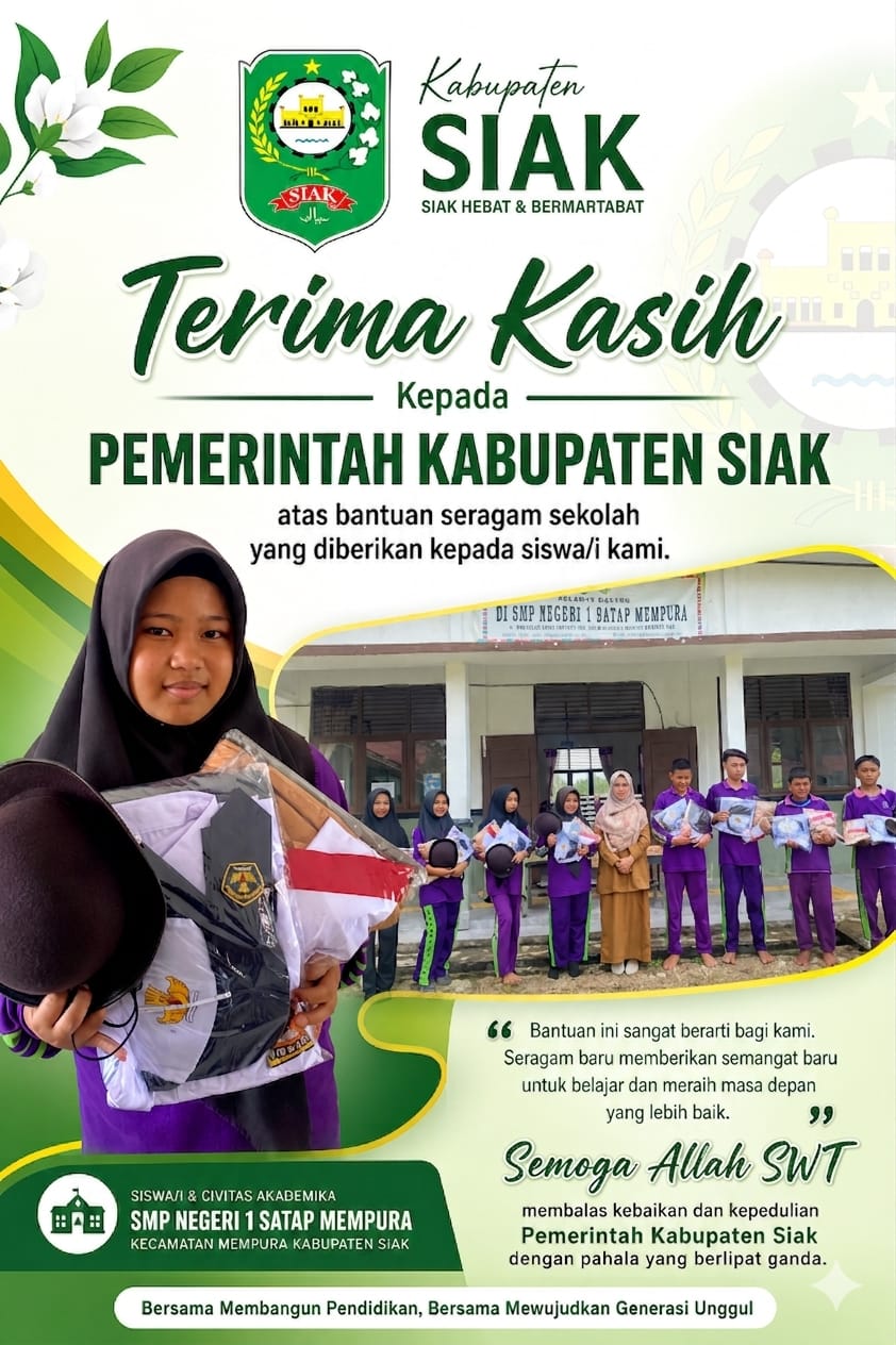 bantuan seragam siswa